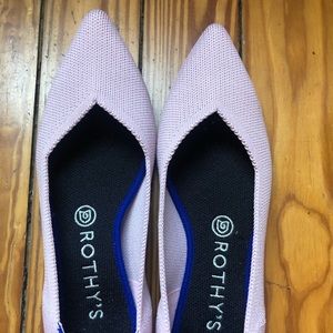 Rothys pink Pointed toe 8.5
